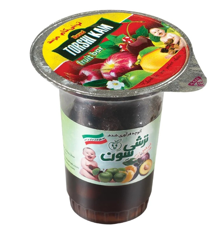 ترشی سون آلوچه میکس لیوانی 140گرمی